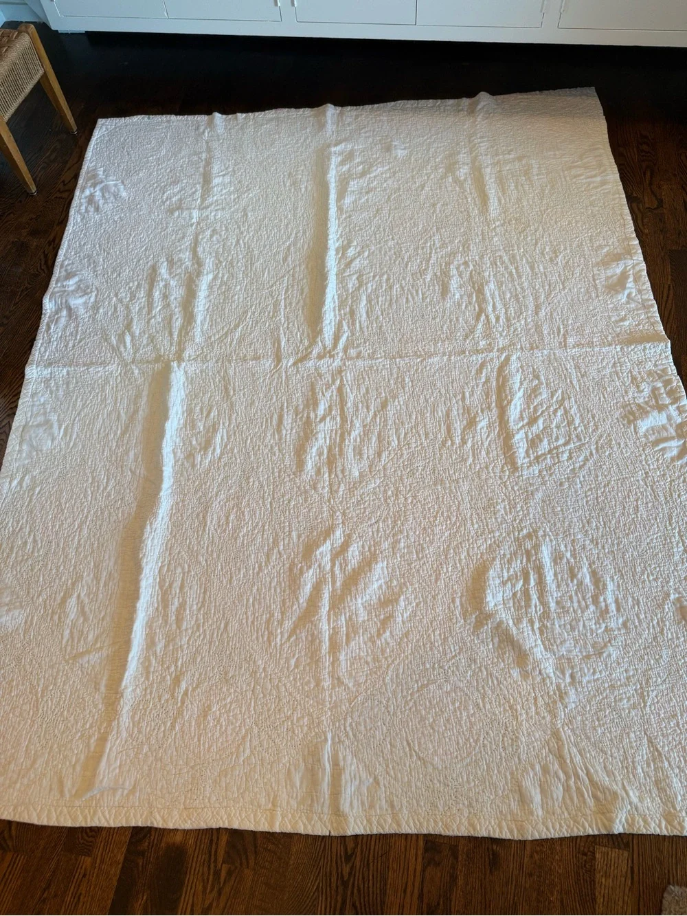 1930’s Rose of Sharon Appliquéd Quilt.